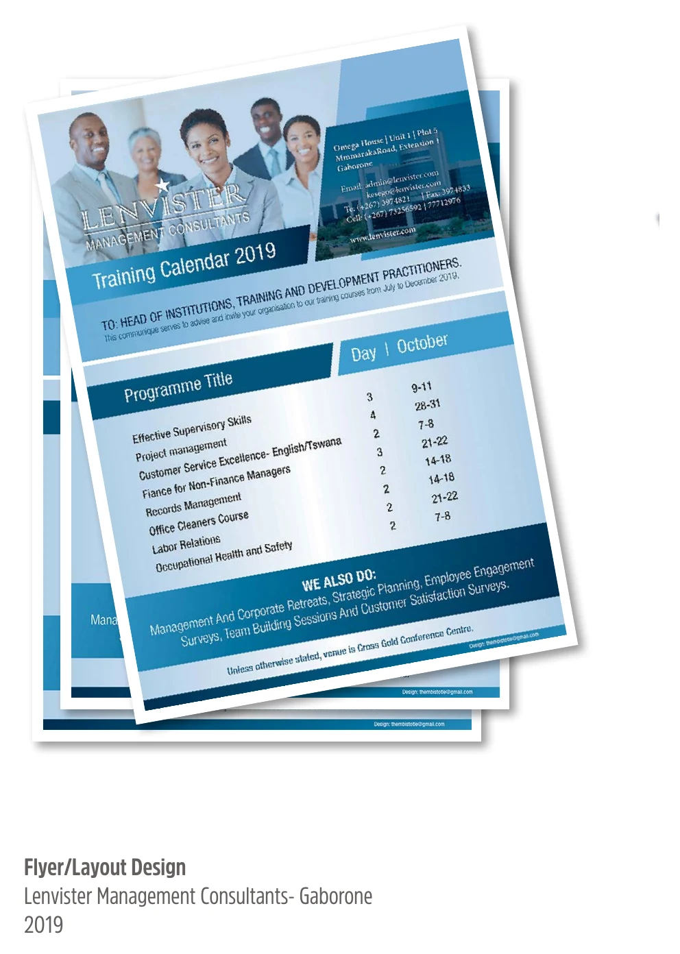 Lenvister Management Consultants work